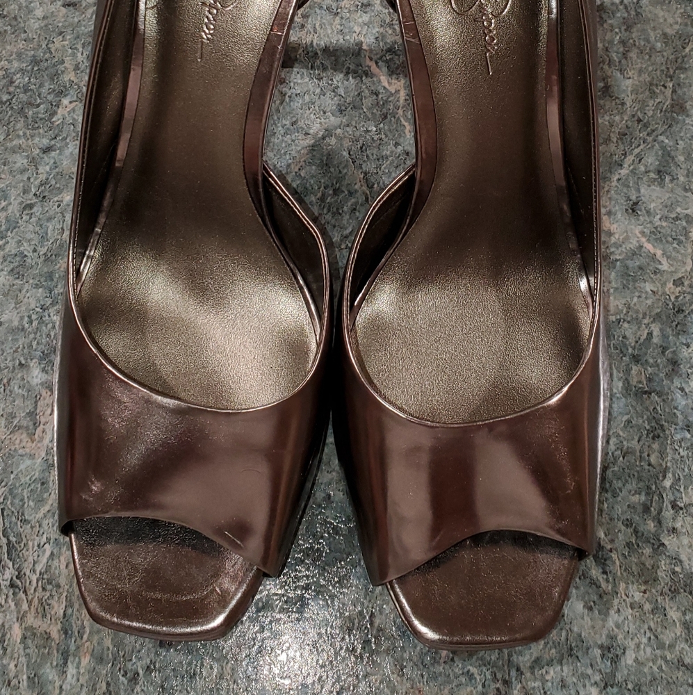 SOLD - Jessica Simpson Peep-Toe Heels